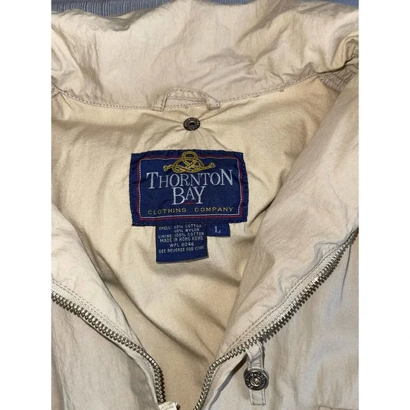 Thornton Bay Canvas Field Jacket Mens Large Vintage 80s USA - Picture 3 of 9